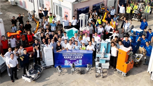 丰坦机器人亮相首届粤港澳建筑机器人大赛，摘得「效能之星」奖(图4)